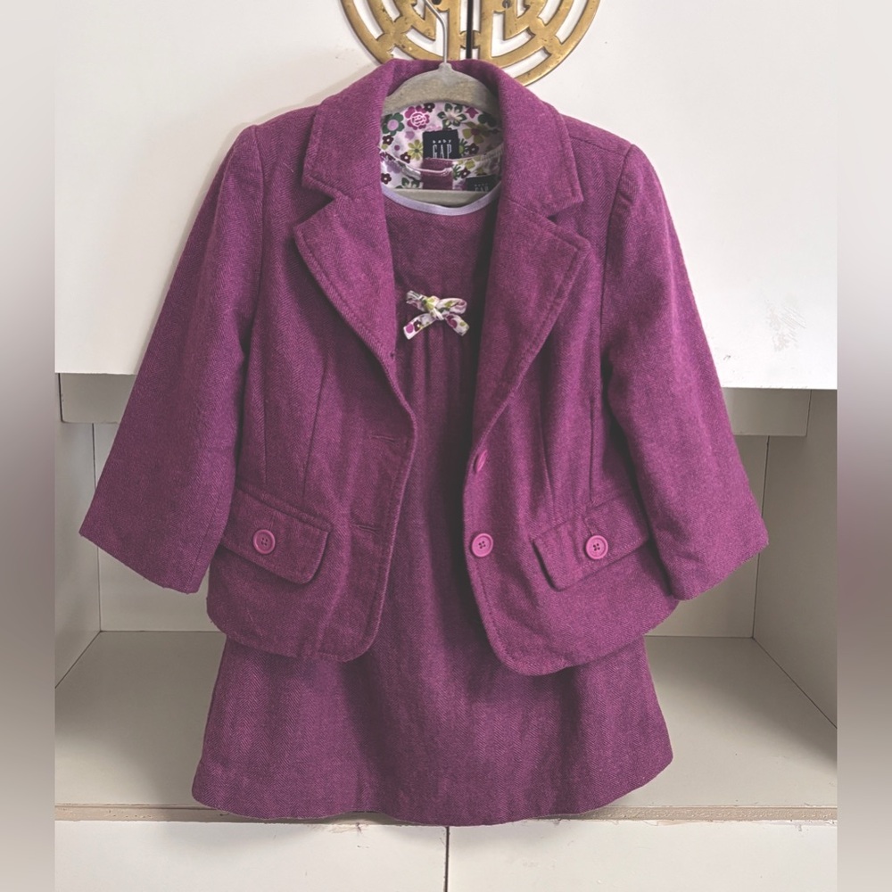 GAP dress & blazer jacket 2T